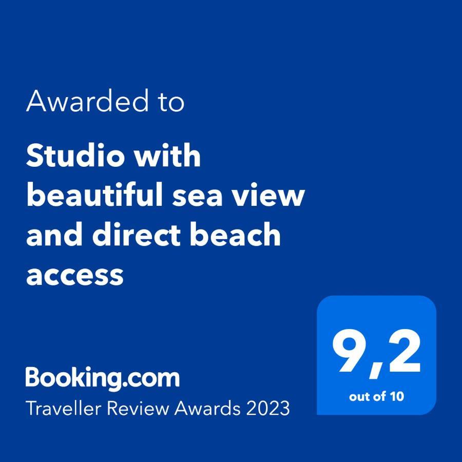 Studio With Beautiful Sea View And Direct Beach Access 칸느 외부 사진